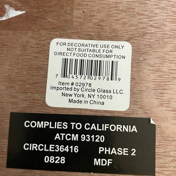 Cooperstown Collection Wood Galvanized Metal Tray Copper Trim - Picture 6 of 6